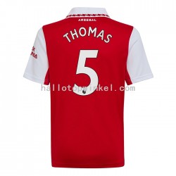 Arsenal Voetbalshirt Thomas Partey 5 Heren Thuis Tenue 2022-2023 Korte Mouw