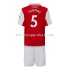 Arsenal Voetbalshirt Thomas Partey 5 Kleuters/Kids Thuis Tenue 2022-2023 Korte Mouw