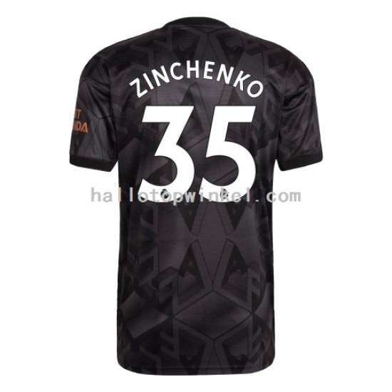 Arsenal Voetbalshirt Zinchenko 35 Heren Uit Tenue 2022-2023 Korte Mouw