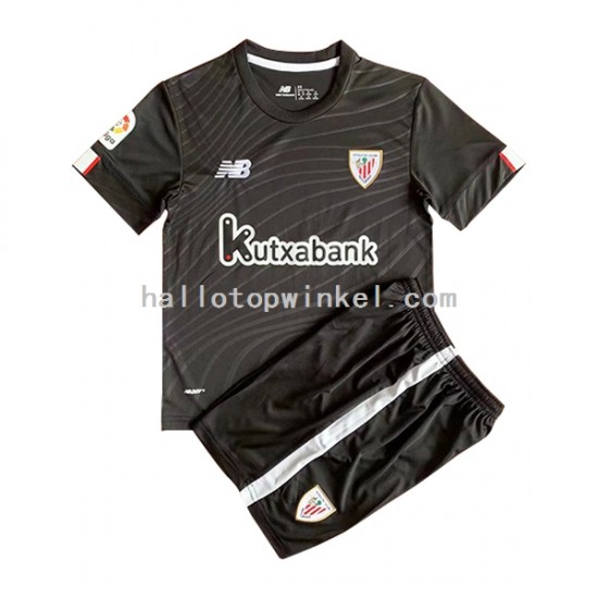 Athletic Bilbao Voetbalshirt Doelman Kleuters/Kids Thuis Tenue 2022-2023 Korte Mouw