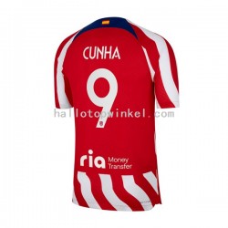 Atlético Madrid Voetbalshirt Matheus Cunha 9 Heren Thuis Tenue 2022-2023 Korte Mouw