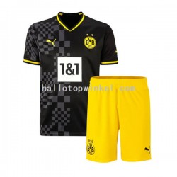 Borussia Dortmund Voetbalshirt Kleuters/Kids Uit Tenue 2022-2023 Korte Mouw