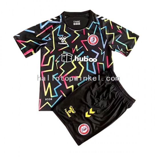 Bristol City Voetbalshirt Doelman Kleuters/Kids Thuis Tenue 2022-2023 Korte Mouw