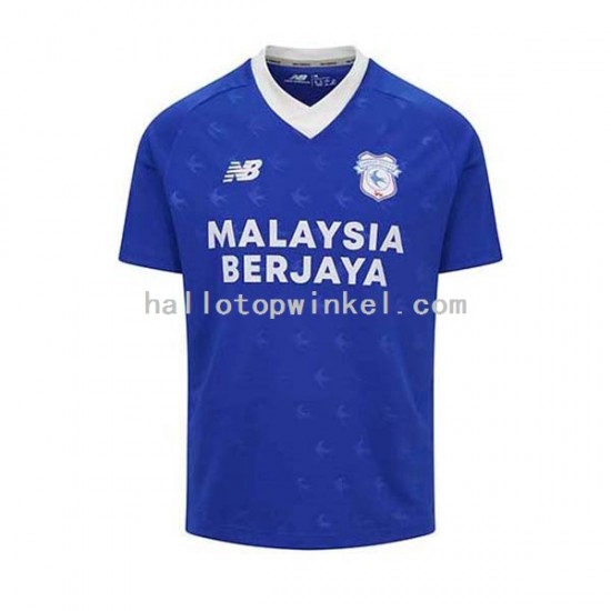 Cardiff City Voetbalshirt Heren Thuis Tenue 2022-2023 Korte Mouw