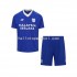 Cardiff City Voetbalshirt Kleuters/Kids Thuis Tenue 2022-2023 Korte Mouw