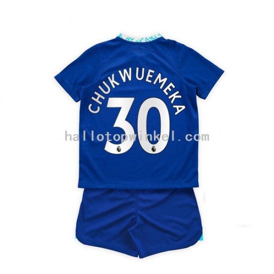 Chelsea Voetbalshirt Chukwuemeka 30 Kleuters/Kids Thuis Tenue 2022-2023 Korte Mouw