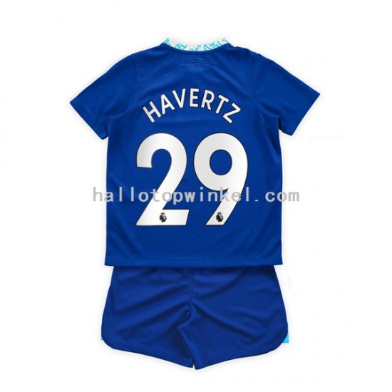 Chelsea Voetbalshirt Kai Havertz 29 Kleuters/Kids Thuis Tenue 2022-2023 Korte Mouw