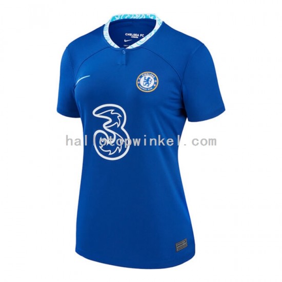 Chelsea Voetbalshirt Dames Thuis Tenue 2022-2023 Korte Mouw