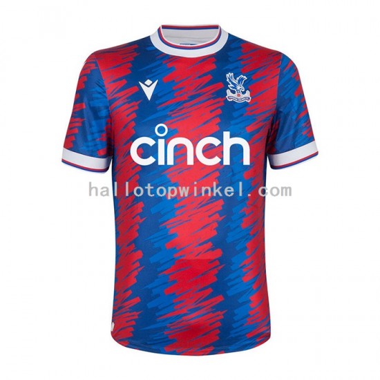 Crystal Palace Voetbalshirt Heren Thuis Tenue 2022-2023 Korte Mouw
