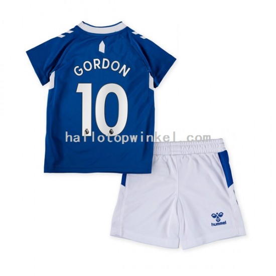 Everton Voetbalshirt Gordon 10 Kleuters/Kids Thuis Tenue 2022-2023 Korte Mouw