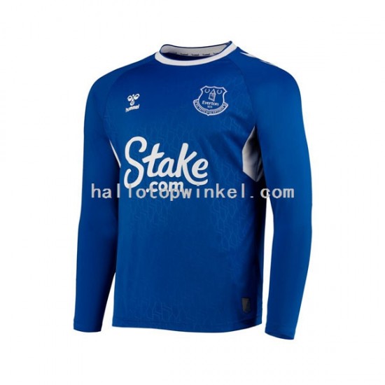 Everton Voetbalshirt Heren Thuis Tenue 2022-2023 Lange Mouw