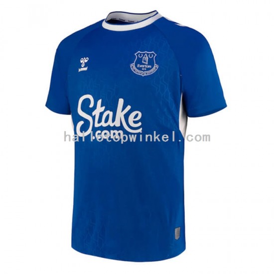 Everton Voetbalshirt Heren Thuis Tenue 2022-2023 Korte Mouw