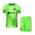 FC Barcelona Voetbalshirt Doelman Kleuters/Kids Thuis Tenue 2022-2023 Korte Mouw