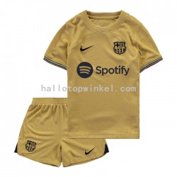 FC Barcelona Voetbalshirt Kleuters/Kids Uit Tenue 2022-2023 Korte Mouw