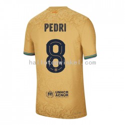 FC Barcelona Voetbalshirt Pedri 8 Heren Uit Tenue 2022-2023 Korte Mouw