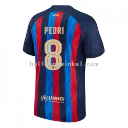 FC Barcelona Voetbalshirt Pedri 8 Heren Thuis Tenue 2022-2023 Korte Mouw