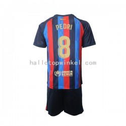 FC Barcelona Voetbalshirt Pedri 8 Kleuters/Kids Thuis Tenue 2022-2023 Korte Mouw