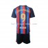 FC Barcelona Voetbalshirt Robert Lewandowski 9 Kleuters/Kids Thuis Tenue 2022-2023 Korte Mouw