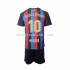 FC Barcelona Voetbalshirt Ronaldinho 10 Kleuters/Kids Thuis Tenue 2022-2023 Korte Mouw