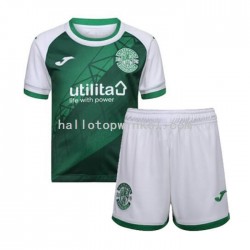 Hibernian Voetbalshirt Kleuters/Kids Thuis Tenue 2022-2023 Korte Mouw