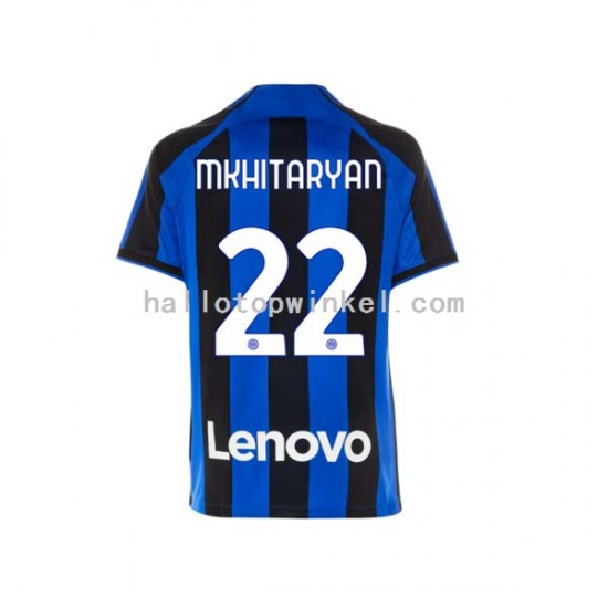 Inter Milan Voetbalshirt Henrikh Mkhitaryan 22 Heren Thuis Tenue 2022-2023 Korte Mouw