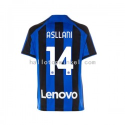 Inter Milan Voetbalshirt Kristjan Asllani 14 Heren Thuis Tenue 2022-2023 Korte Mouw