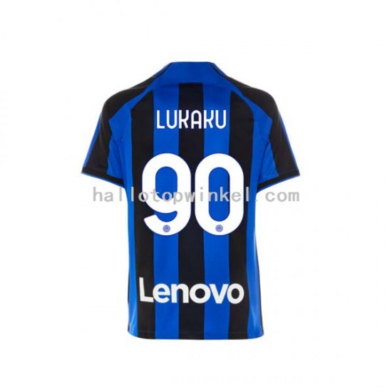 Inter Milan Voetbalshirt Romelu Lukaku 90 Heren Thuis Tenue 2022-2023 Korte Mouw