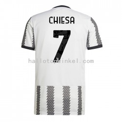 Juventus Voetbalshirt Chiesa 7 Heren Thuis Tenue 2022-2023 Korte Mouw