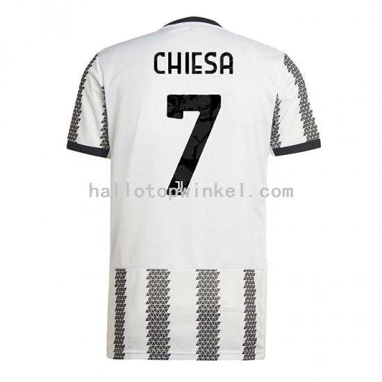 Juventus Voetbalshirt Chiesa 7 Heren Thuis Tenue 2022-2023 Korte Mouw
