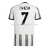 Juventus Voetbalshirt Chiesa 7 Heren Thuis Tenue 2022-2023 Korte Mouw