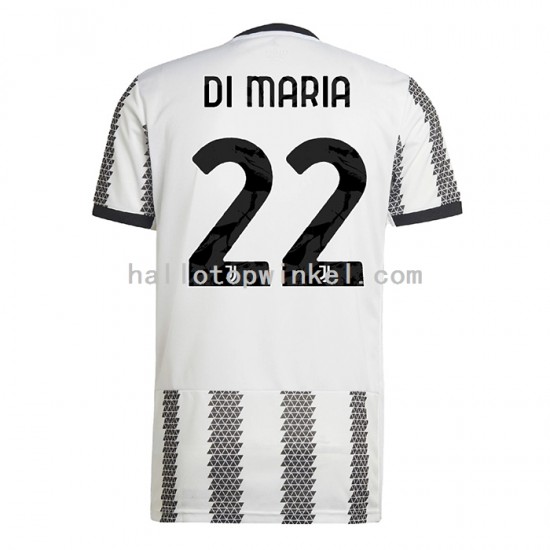 Juventus Voetbalshirt Di Maria 22 Heren Thuis Tenue 2022-2023 Korte Mouw