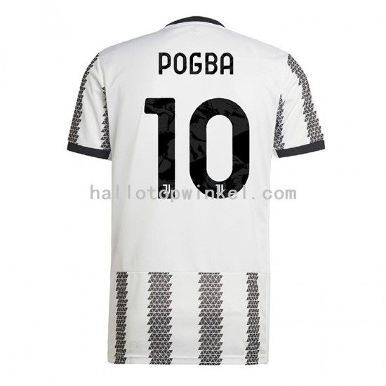 Juventus Voetbalshirt Pogba 10 Heren Thuis Tenue 2022-2023 Korte Mouw