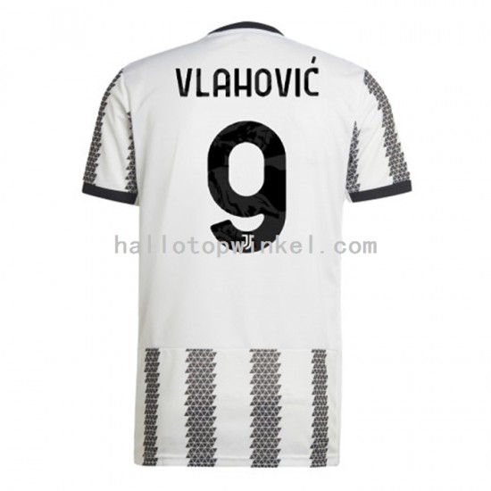 Juventus Voetbalshirt Vlahovic 9 Heren Thuis Tenue 2022-2023 Korte Mouw