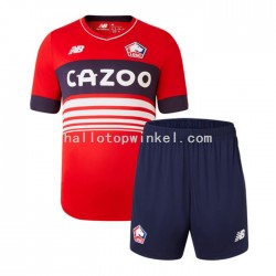 LOSC Lille Voetbalshirt Kleuters/Kids Thuis Tenue 2022-2023 Korte Mouw
