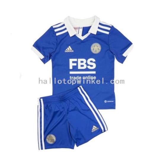 Leicester City Voetbalshirt Kleuters/Kids Thuis Tenue 2022-2023 Korte Mouw