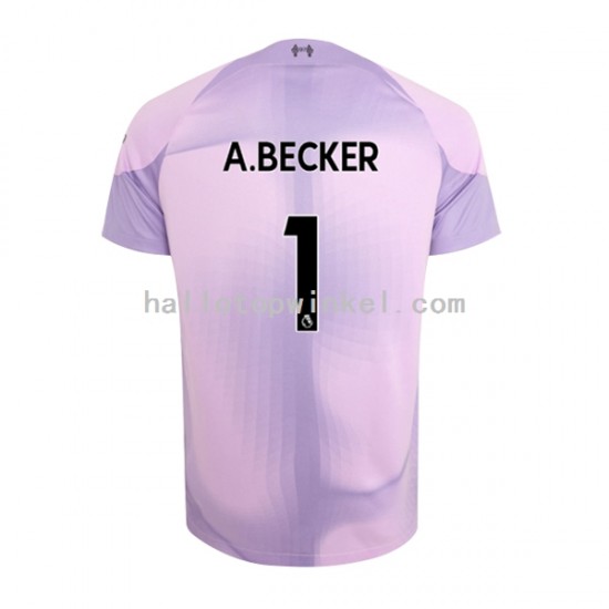 Liverpool Voetbalshirt Alisson Becker 1 Doelman Heren Thuis Tenue 2022-2023 Korte Mouw