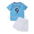 Manchester City Voetbalshirt Haaland 9 Kleuters/Kids Thuis Tenue 2022-2023 Korte Mouw