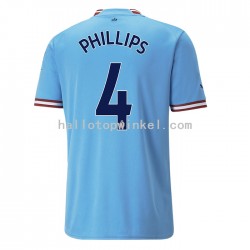 Manchester City Voetbalshirt PHILLIPS 4 Heren Thuis Tenue 2022-2023 Korte Mouw