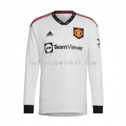 Manchester United Voetbalshirt Heren Uit Tenue 2022-2023 Lange Mouw