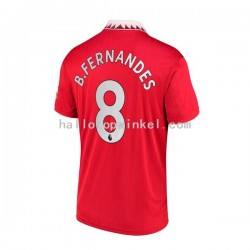 Manchester United Voetbalshirt Bruno Fernandes 8 Heren Thuis Tenue 2022-2023 Korte Mouw