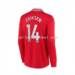 Manchester United Voetbalshirt Christian Eriksen 14 Heren Thuis Tenue 2022-2023 Lange Mouw