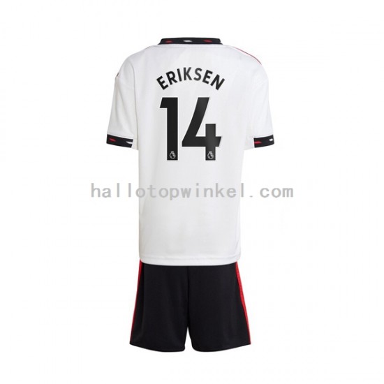 Manchester United Voetbalshirt Christian Eriksen 14 Kleuters/Kids Uit Tenue 2022-2023 Korte Mouw