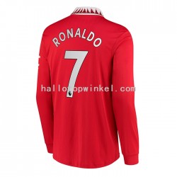 Manchester United Voetbalshirt Cristiano Ronaldo 7 Heren Thuis Tenue 2022-2023 Lange Mouw