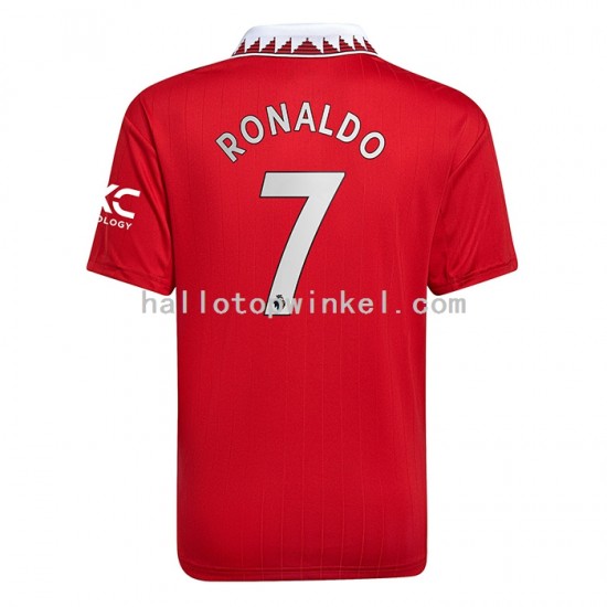 Manchester United Voetbalshirt Cristiano Ronaldo 7 Heren Thuis Tenue 2022-2023 Korte Mouw