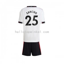 Manchester United Voetbalshirt Jadon Sancho 25 Heren Kleuters/Kids Uit Tenue 2022-2023 Korte Mouw
