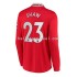 Manchester United Voetbalshirt Luke Shaw 23 Heren Thuis Tenue 2022-2023 Lange Mouw
