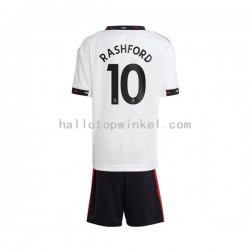 Manchester United Voetbalshirt Rashford 10 Kleuters/Kids Uit Tenue 2022-2023 Korte Mouw
