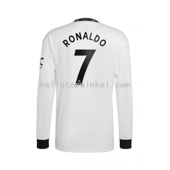 Manchester United Voetbalshirt Ronaldo 7 Heren Uit Tenue 2022-2023 Lange Mouw