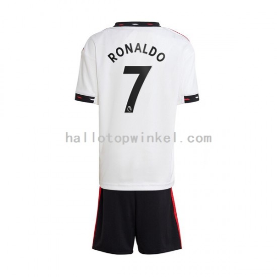 Manchester United Voetbalshirt Ronaldo 7 Kleuters/Kids Uit Tenue 2022-2023 Korte Mouw