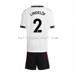 Manchester United Voetbalshirt Victor Lindelof 2 Kleuters/Kids Uit Tenue 2022-2023 Korte Mouw